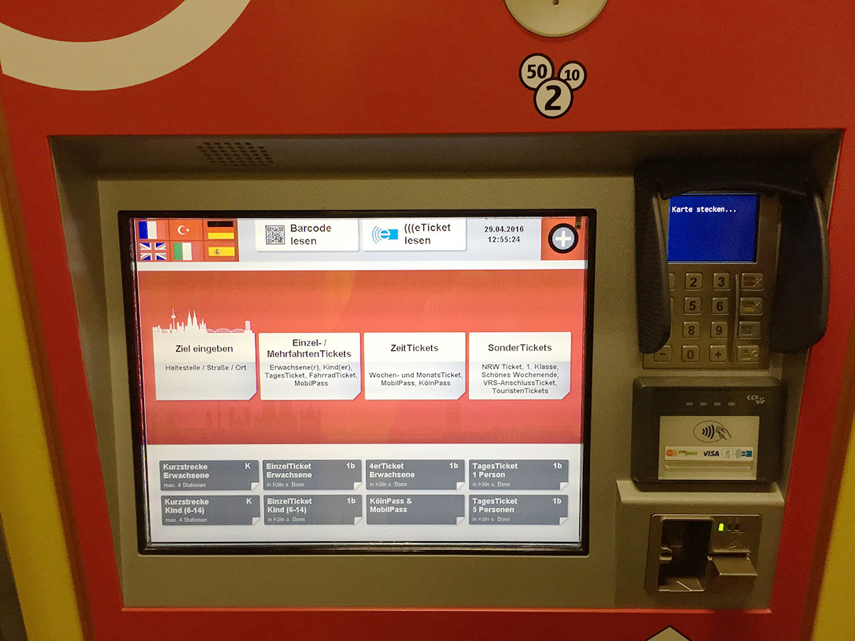 Neue Ticket Automaten High Tech Im Testbetrieb Menschen Bewegen