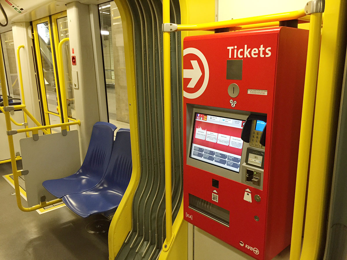 Neue Ticket Automaten High Tech Im Testbetrieb Menschen Bewegen