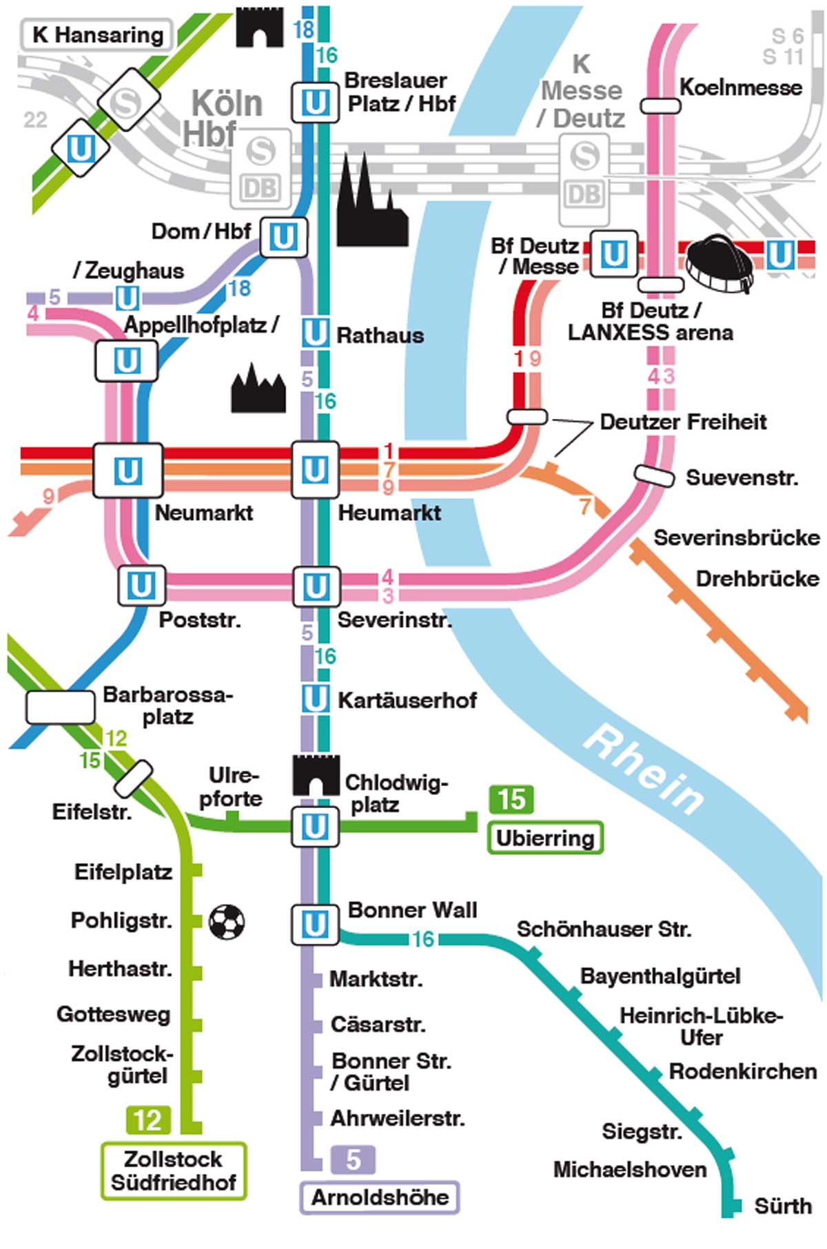 Fahrplan Linie 16 Bonn